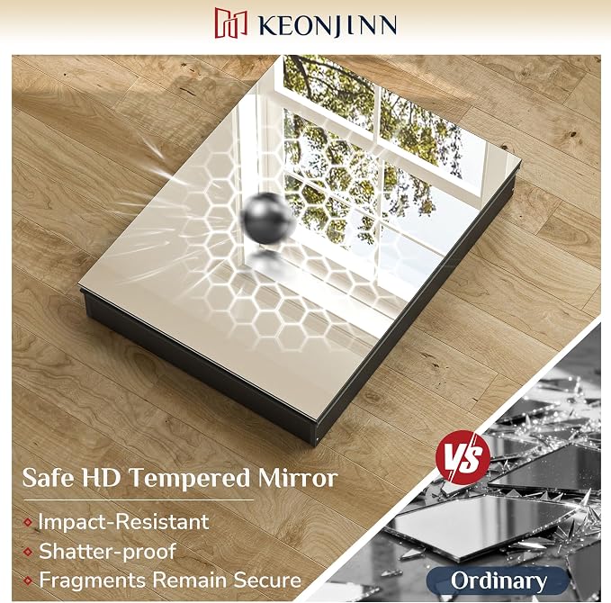 Keonjinn 60 x 32 Inch Medicine Cabinet, Assembly Required, Lightweight - Image 8