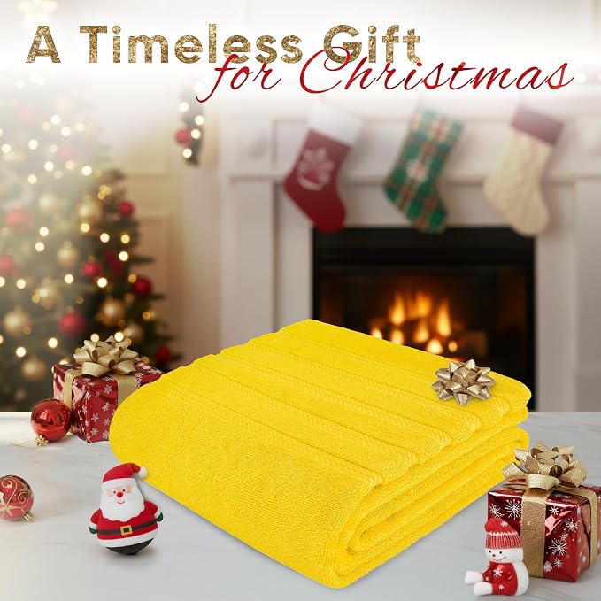 American Soft Linen 35x70 Jumbo Large Bath Towels, 600 GSM 100% Cotton Turkish - Image 2