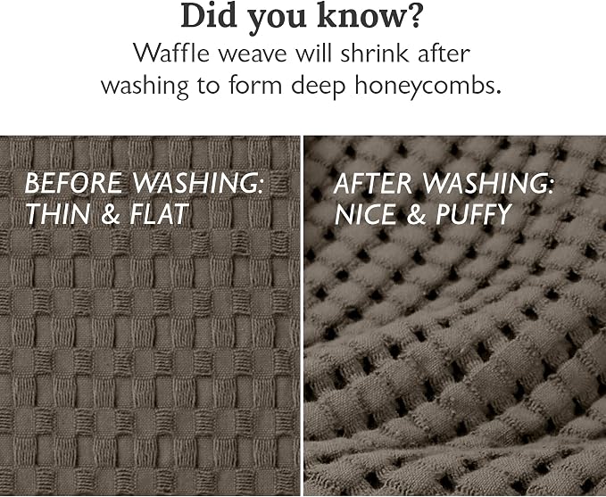 GILDEN TREE Waffle Bath Towels Wash Cloths - Image 8