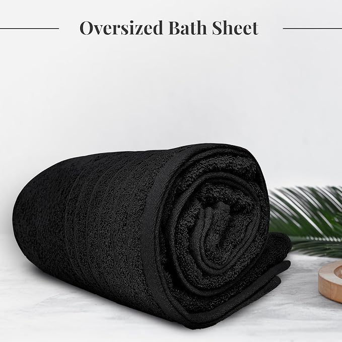 Tens Towels Pack of 1 Jumbo Bath Sheet 40 x 80 Inches, Extra Large & Light - Image 2