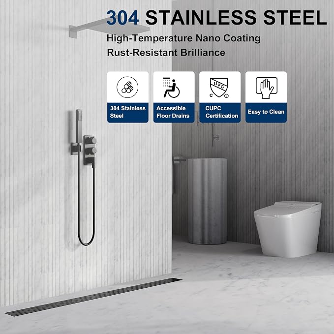 Neodrain 24 in Rectangular Linear Shower Drain - Image 6