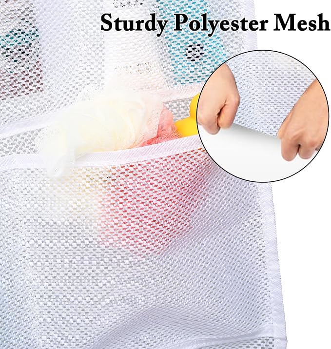 Mesh Shower Caddy Hanging, Quick-Drying Shower Organizer - Image 3