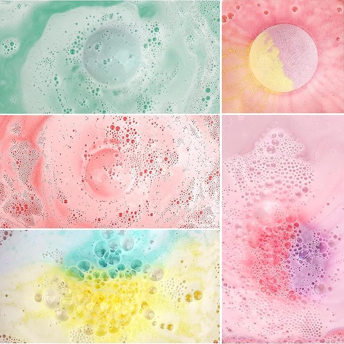 Bath Bombs Gift Set, XXL 4.2oz 12Pcs. All Natural Handmade Bathbombs - Image 10