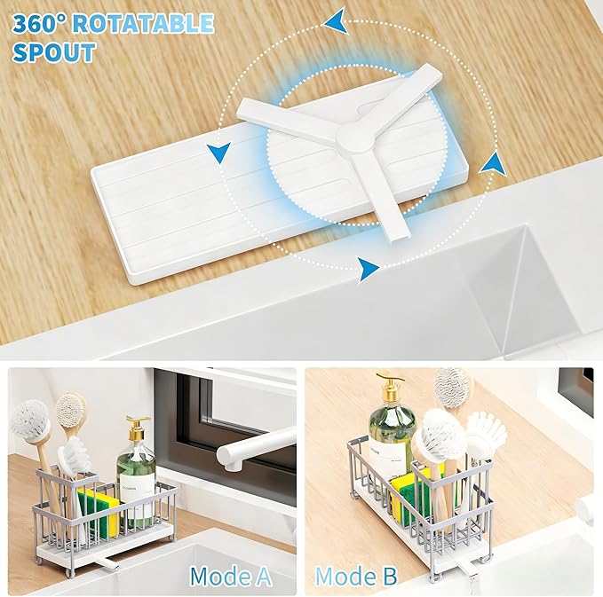 Cisily Light Gray Sponge Holder - Image 3