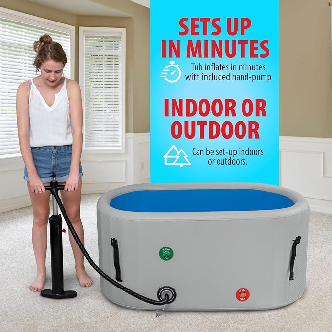 Inflatable Ice Bathtub With Chiller - Image 3