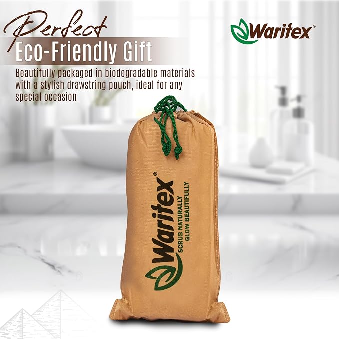 Waritex Natural Egyptian Loofah Back Scrubber - Image 4