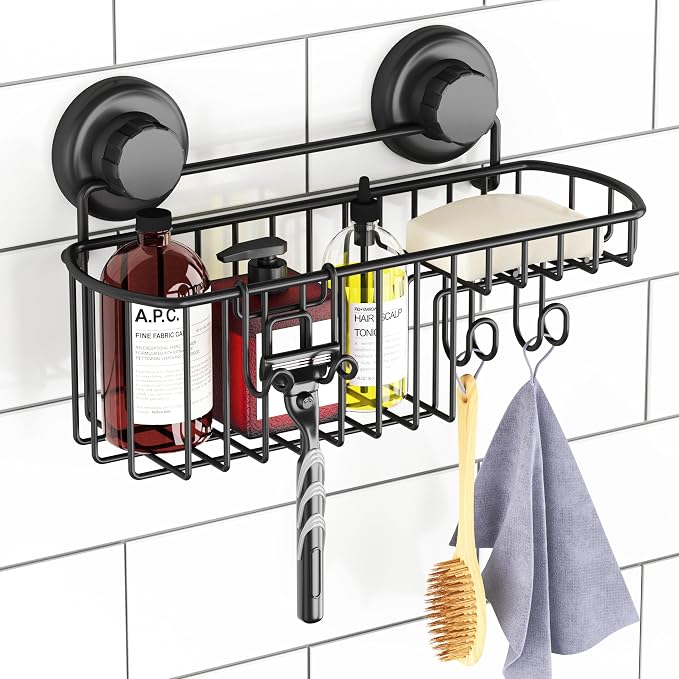 HASKO Shower Caddy Suction Cup, Shower Shelf - Image 2