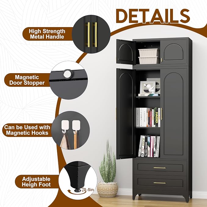90" Pantry Kitchen Cabinet - Image 4