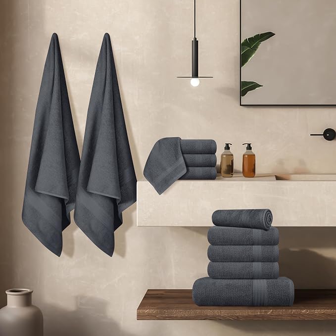 GLAMBURG Ultra Soft 24-Piece Towel Set - Image 6