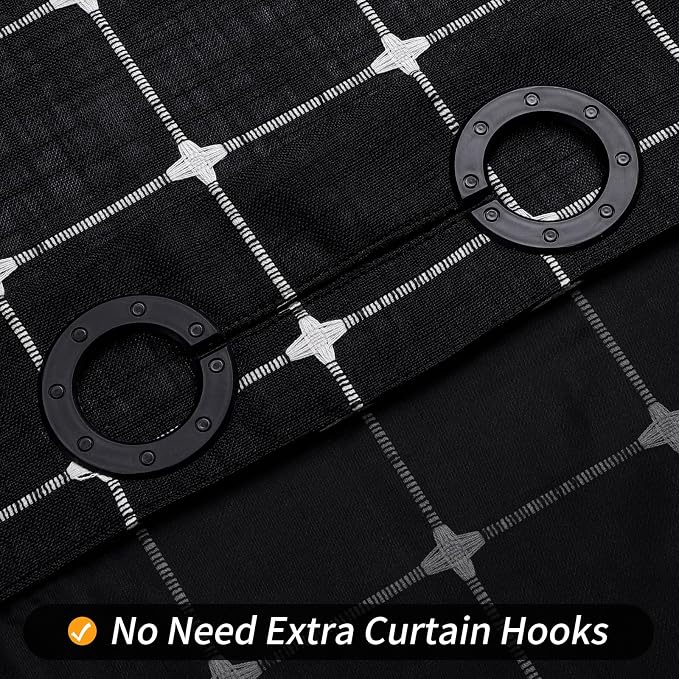 No Hooks Required Farmhouse Shower Curtain - Image 4