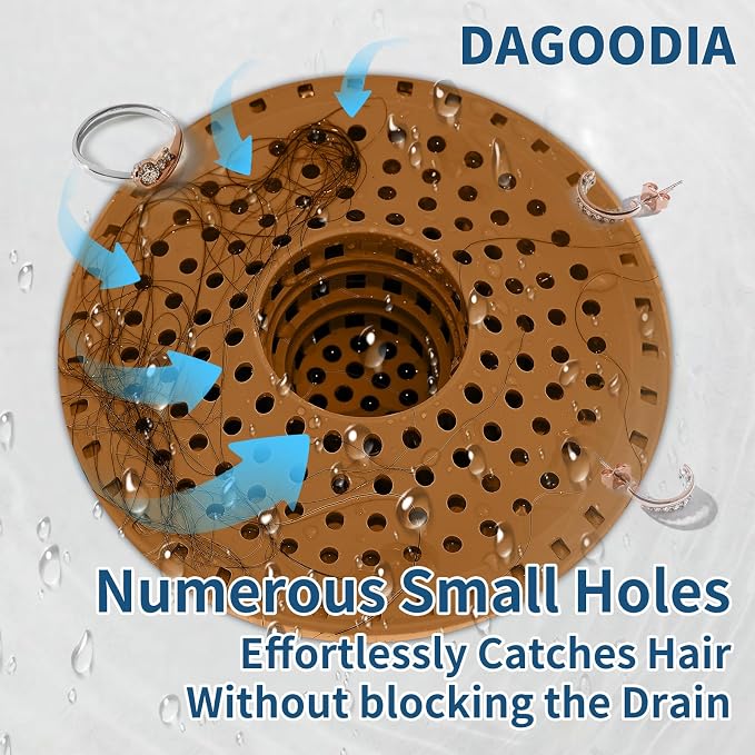 Bathtub Drain Hair Catcher, Tub Shower Drain Hair Trap/Strainer - Image 2