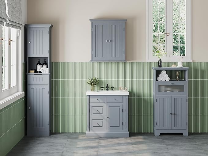ChooChoo Bathroom Floor Storage Cabinet - Image 7