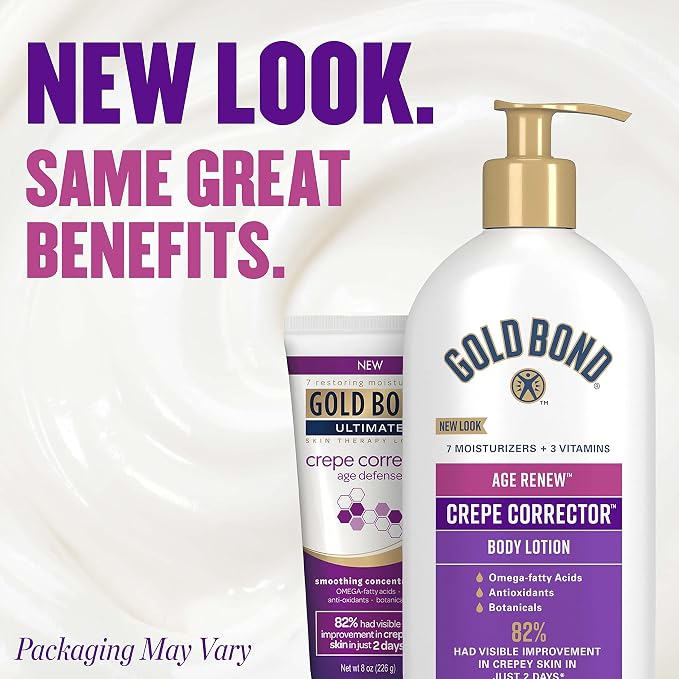 Gold Bond Age Renew Crepe Corrector Body & Face Lotion, Replenishing & - Image 5