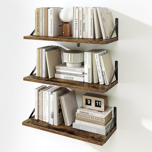 Fun Memories Floating Bookshelves, Decorative Wall Shelf by FunMemories