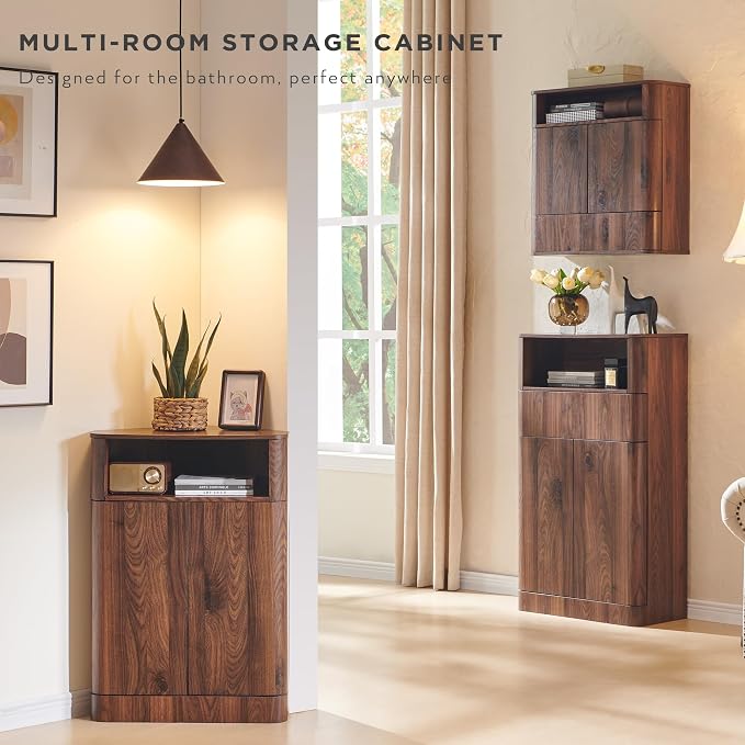 ACCOHOHO Modern Small Corner Cabinet - Image 7