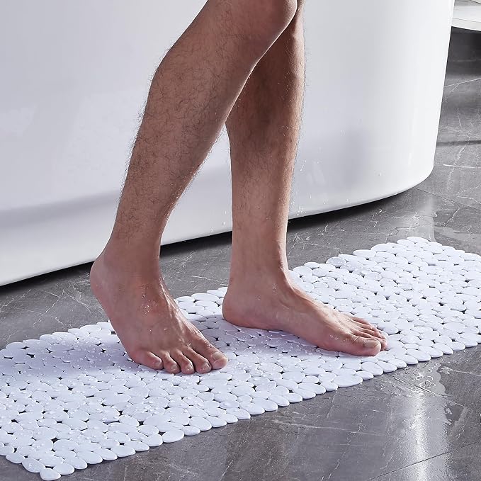 Bath Shower Mat Non Slip: Extra Large Pebble Bathtub mat - Image 7