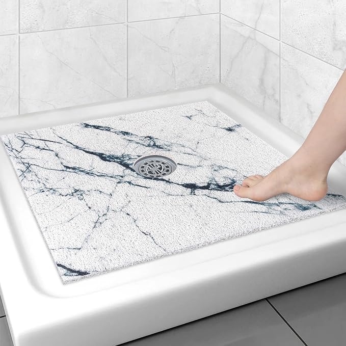 Square Shower Mat Non Slip: 27x27 Inch Shower Floor Mat by Unknown