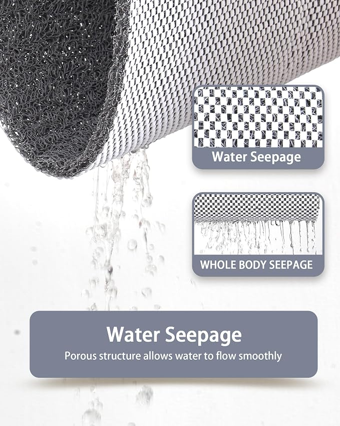 Mecko Square Non-Slip Shower Mats - Image 5