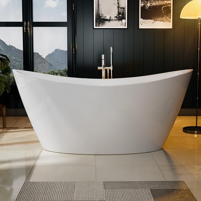 Empava EMPV-FT1518 67" Acrylic Freestanding Bathtub - Image 2