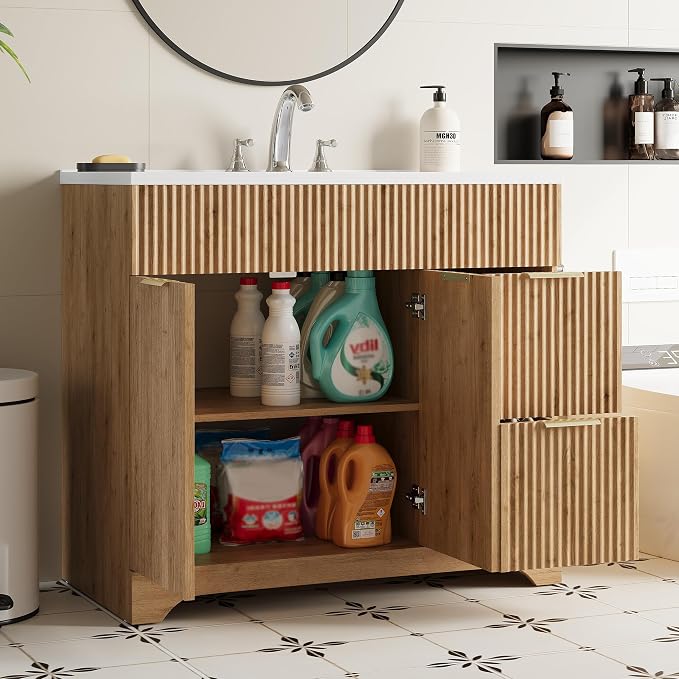 LINLUX 37“ Bathroom Vanity - Image 7