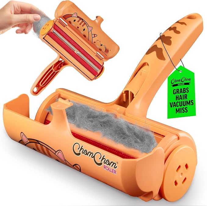 ChomChom Roller Pet Hair Remover – Original Size Reusable Lint Roller by ChomChomRoller