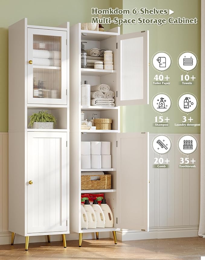 Bathroom Storage Cabinet, Bathroom Cabinet - Image 4