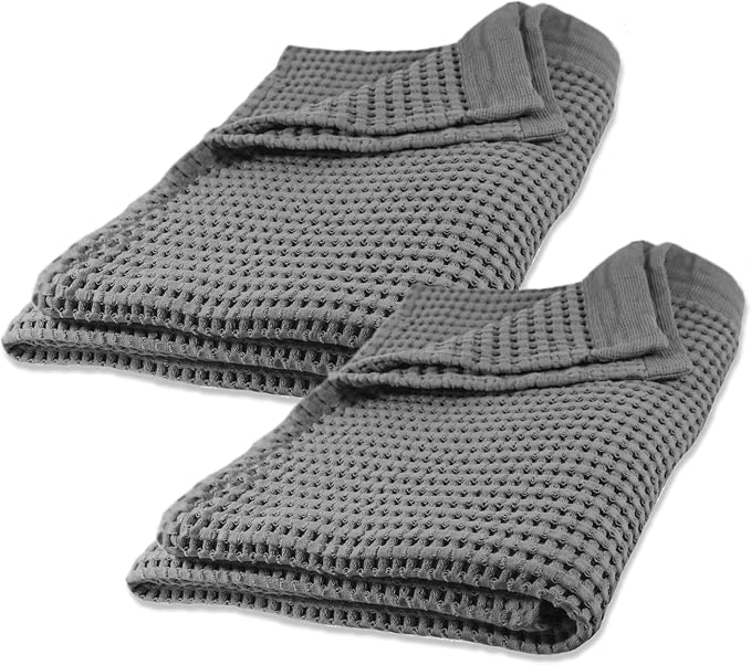 GILDEN TREE Waffle Bath Sheet Quick Dry Towel, Thin Luxury Bath Towels by GildenTree