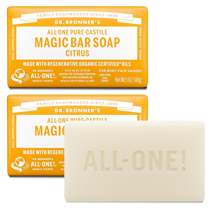 Dr. Bronner's Pure-Castile Magic Bar Soaps by DrBronners