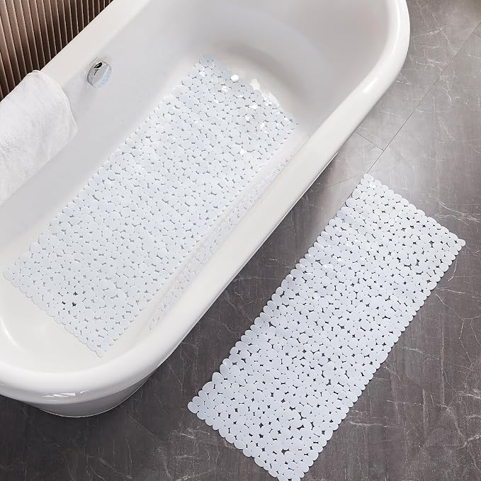 Bath Shower Mat Non Slip: Extra Large Pebble Bathtub mat - Image 5