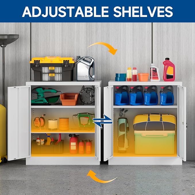 Metal Garage Storage Cabinet - Image 4