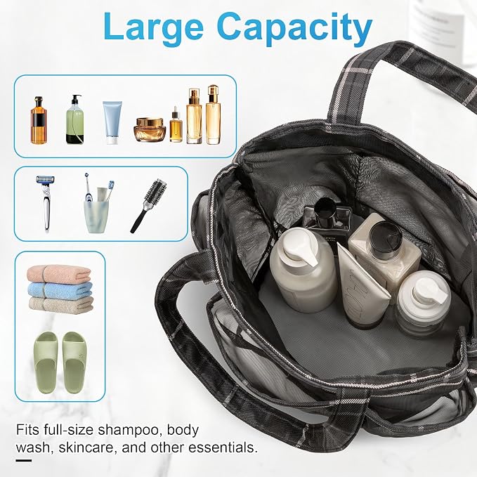 Mesh Shower Caddy Portable, Bathroom Caddy Organizer - Image 3