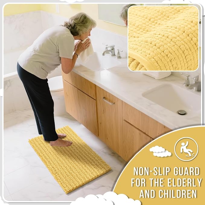 Yimobra Bathroom Rugs Non Slip Washable - Image 6