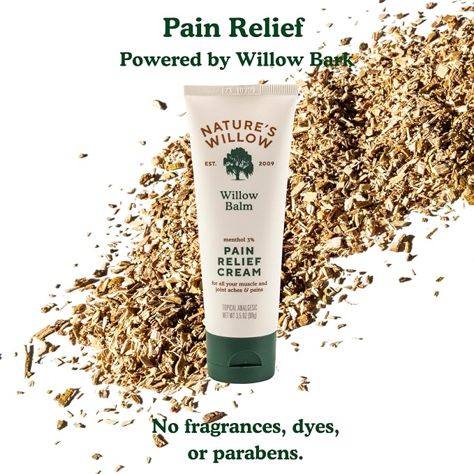 Nature's Willow Willow Balm Natural Pain Relief Cream - Image 2
