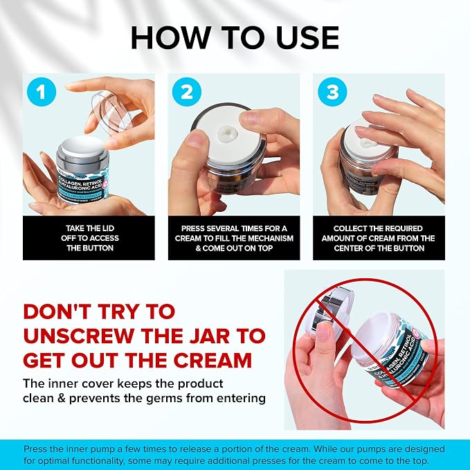 SimplyVital Collagen, Retinol & Hyaluronic Acid Cream - Image 7