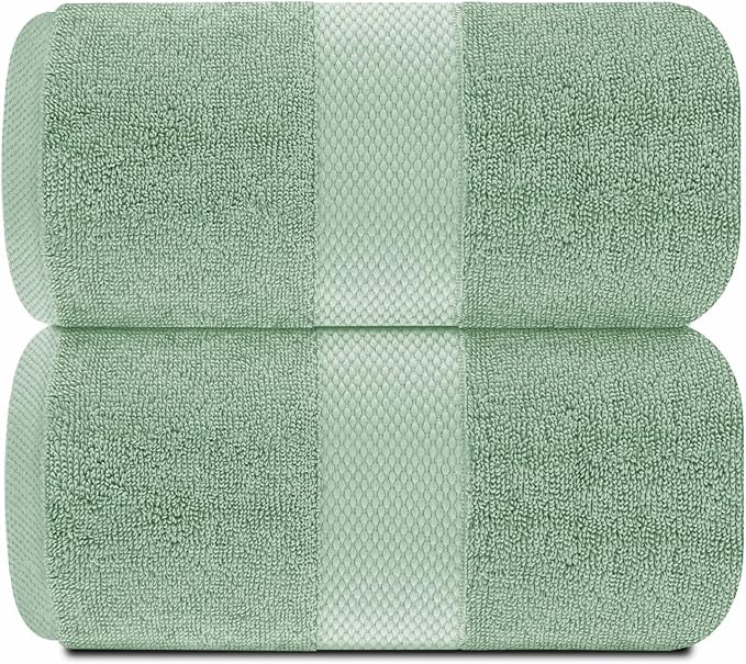 White Classic Luxury Bath Sheet Towels Extra Large | Highly Absorbent Hotel spa - Image 2