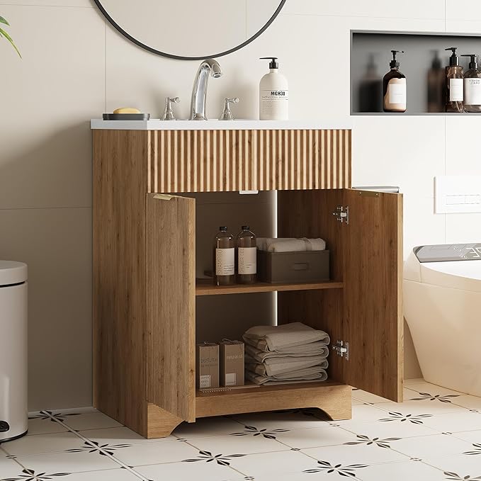 LINLUX 25“ Bathroom Vanity - Image 5