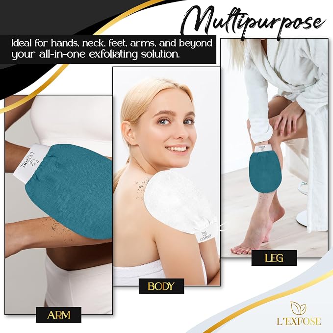 L'Exfose Kessa Hammam Deep Exfoliating Glove - Image 7