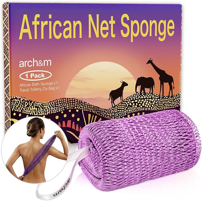 African Exfoliating Net Sponge Afroscrub by ARCHM