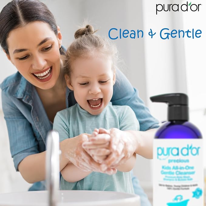 PURA D'OR 16 Oz Kids Wash - Image 4