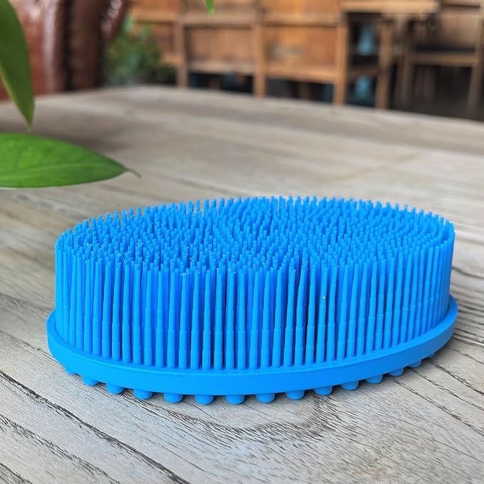 Premium Sensory Brush for Kids or Autism, Soft Silicone Body Scrubber, 2 in 1 - Image 2