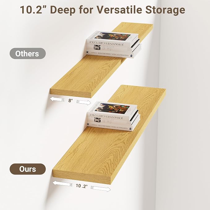Vivelove 10" Deep Floating Shelves - Image 5