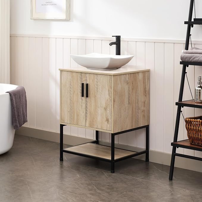 UEV Rustic Oak 24" Bathroom Vanity - Image 3
