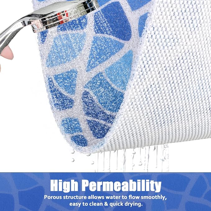 Shower Mat Non-Slip, 24x24 Inch, Soft Comfort Bath Mat - Image 4