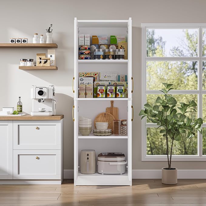 Tall Storage Cabinet, Kitchen Pantry - Image 5