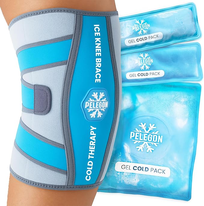 Knee Ice Pack Wrap by PELEGON