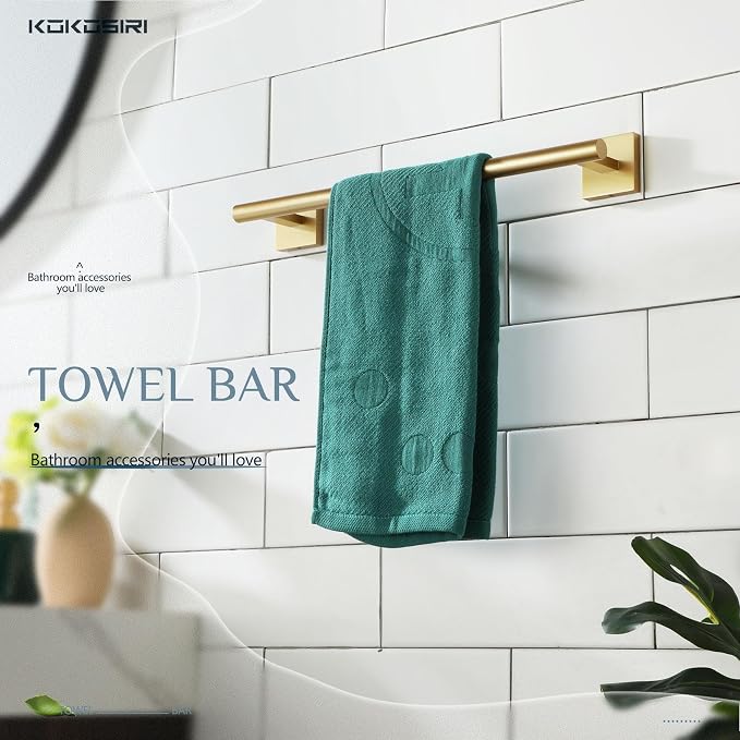 KOKOSIRI Hand Towel Bar Bathroom Towel Holder - Image 6