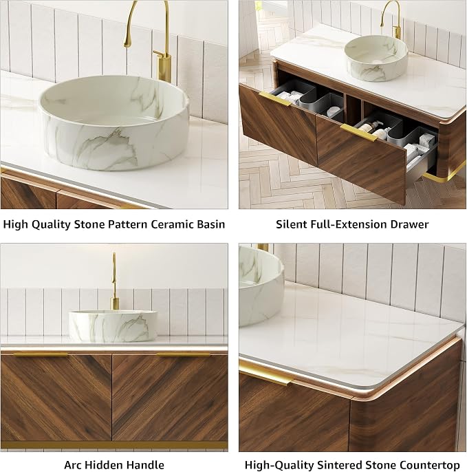 Yayzy 36” Floating Bathroom Vanity - Image 6