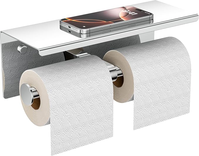 FORIOUS Double Toilet Paper Holder by FORIOUS