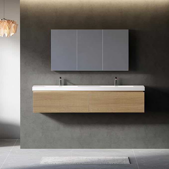 72" Floating Bathroom Vanity by Unknown