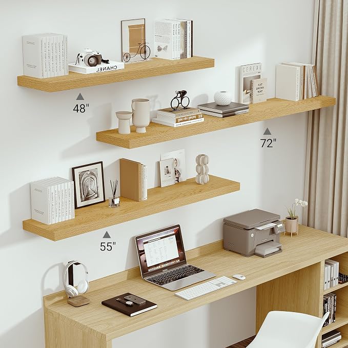 Vivelove 12" Deep Floating Shelves - Image 5